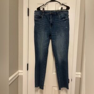 Kut from the Kloth Dark Blue Ankle Jeans